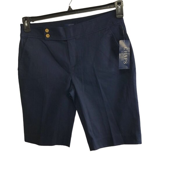 CHAPS NAVY‎ BLUE SHORTS SZ 6 NEW WITH TAG - Picture 5 of 8